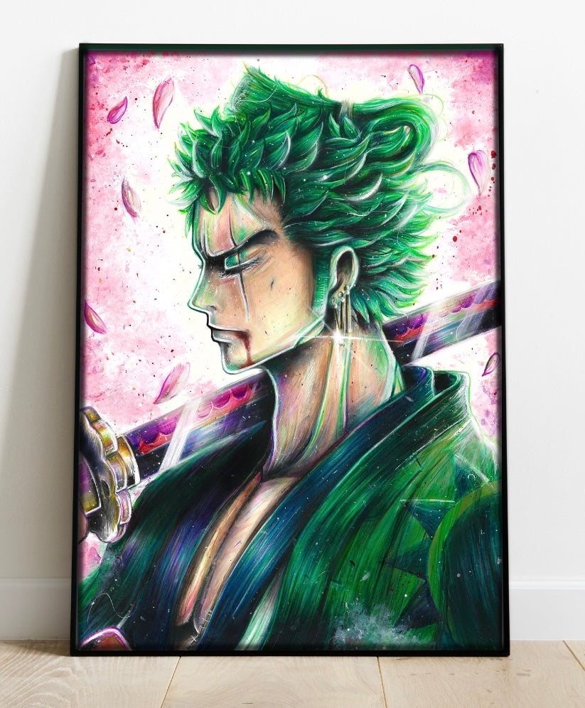 "Roronoa Zoro" PRINT 2023 - Drawin.shop