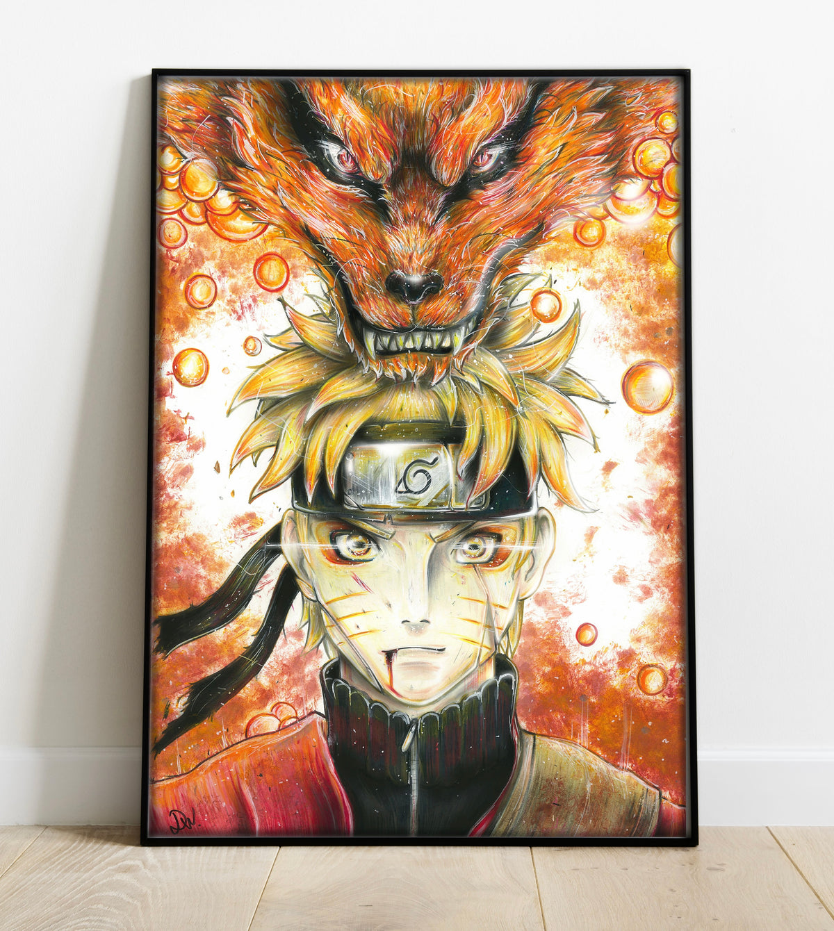 "Naruto X Kurama" print