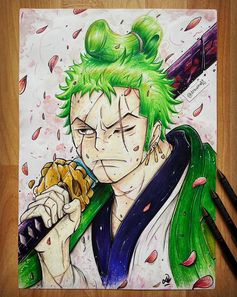 " Zoro "Original A3 - - Drawin.shop