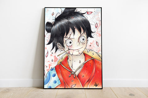 " Monkey D. Luffy " Print - Drawin.shop