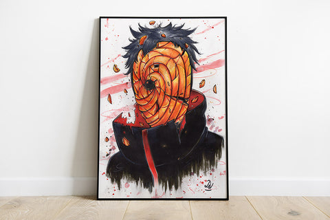 " Obito " Print - Drawin.shop