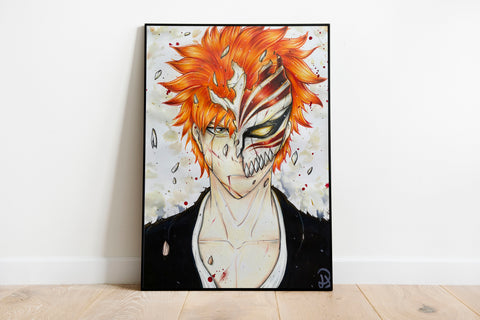 " Ichigo Kurosaki  " Print - Drawin.shop