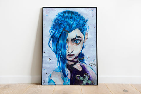 " Jinx " Print - Drawin.shop