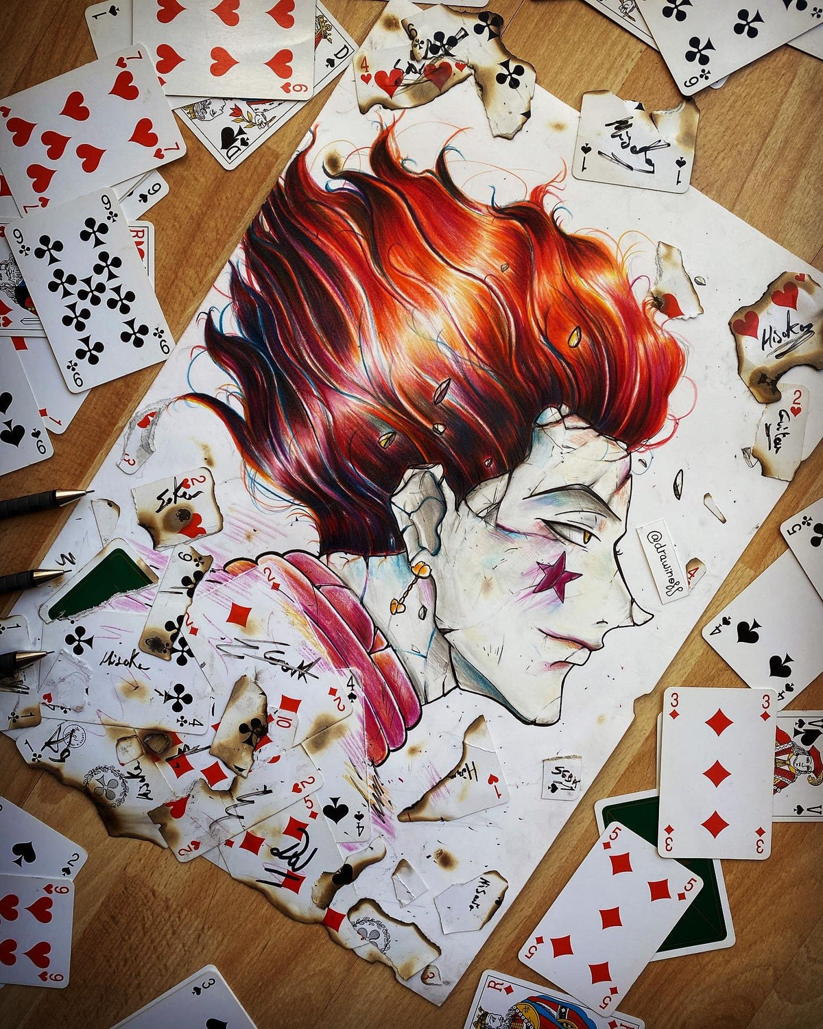 "HISOKA" Original A3 - - Drawin.shop