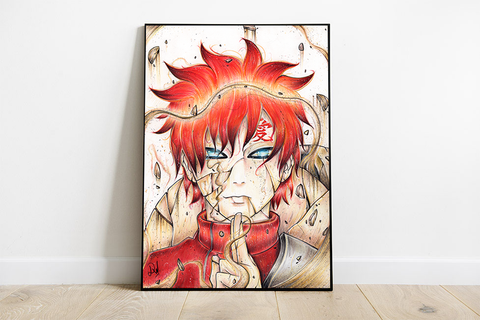 "Gaara" Print - Drawin.shop