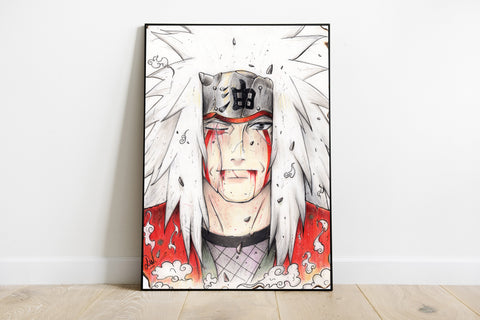 " Jiraya" Print - Drawin.shop