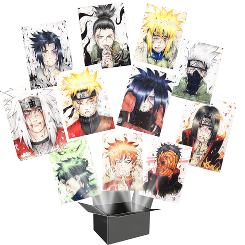 PACK PREMIUM NARUTO ( 11 Prints ) - Drawin.shop