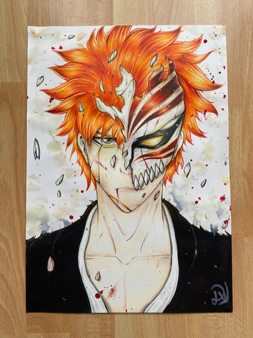 " Ichigo Kurosaki  " Original A3 - - Drawin.shop