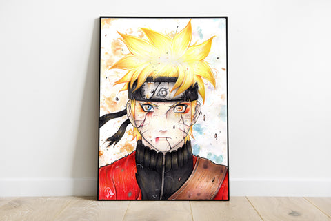" Naruto Uzumaki " Print - Drawin.shop